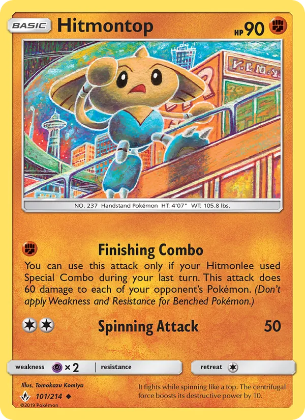 Hitmontop — Unbroken Bonds #101 (Pokémon TCG card)