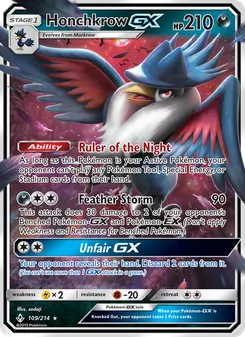 Honchkrow GX (Unbroken Bonds #109)