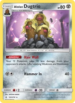 Alolan Dugtrio (Unbroken Bonds #122)