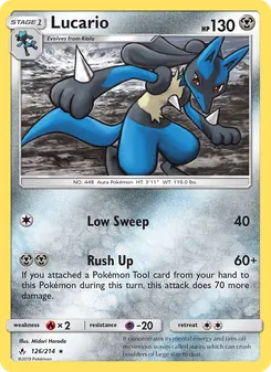 Lucario (Unbroken Bonds #126)