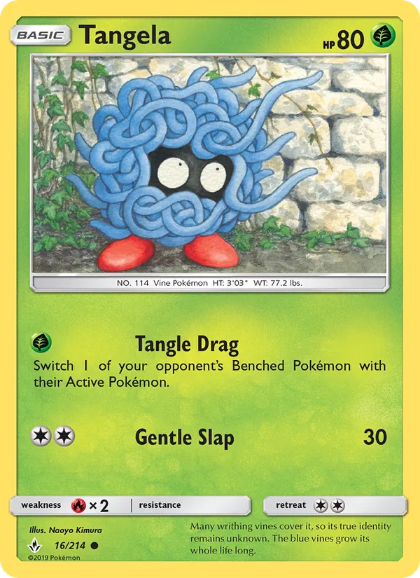 Tangela — Unbroken Bonds #16 (Pokémon TCG card)