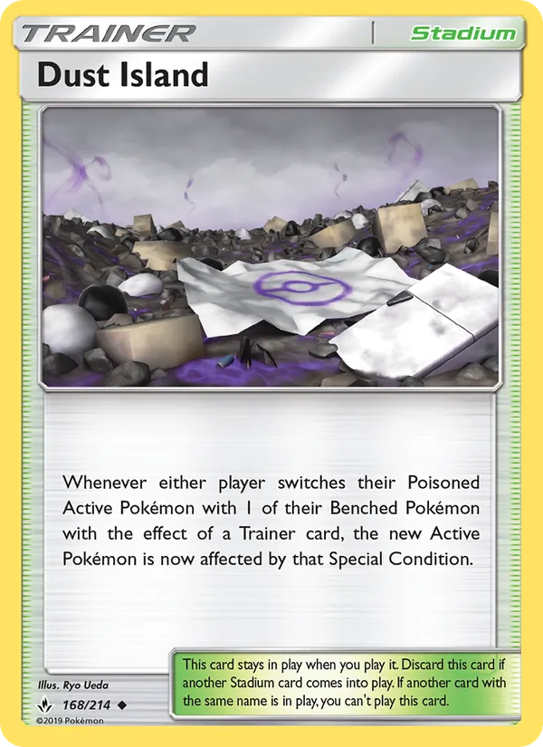 Dust Island — Unbroken Bonds #168 (Pokémon TCG card)