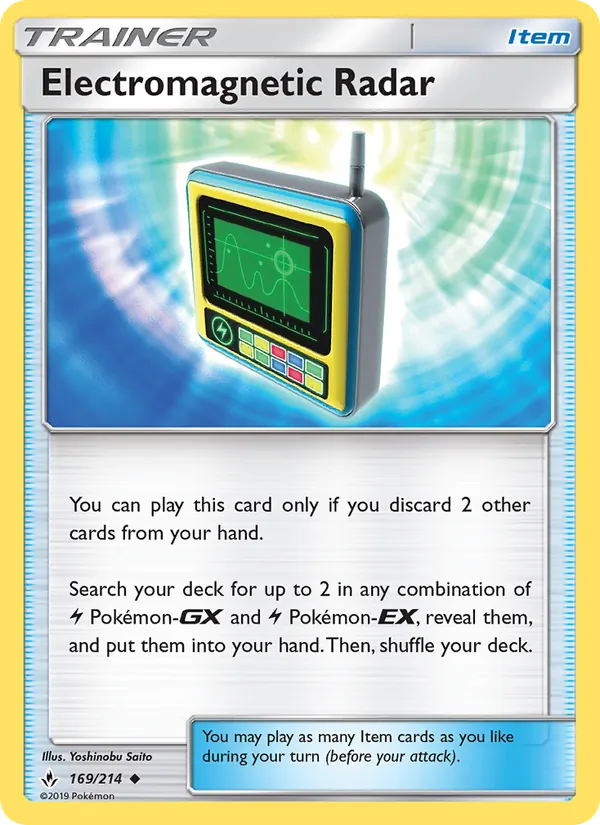 Electromagnetic Radar — Unbroken Bonds #169 (Pokémon TCG card)