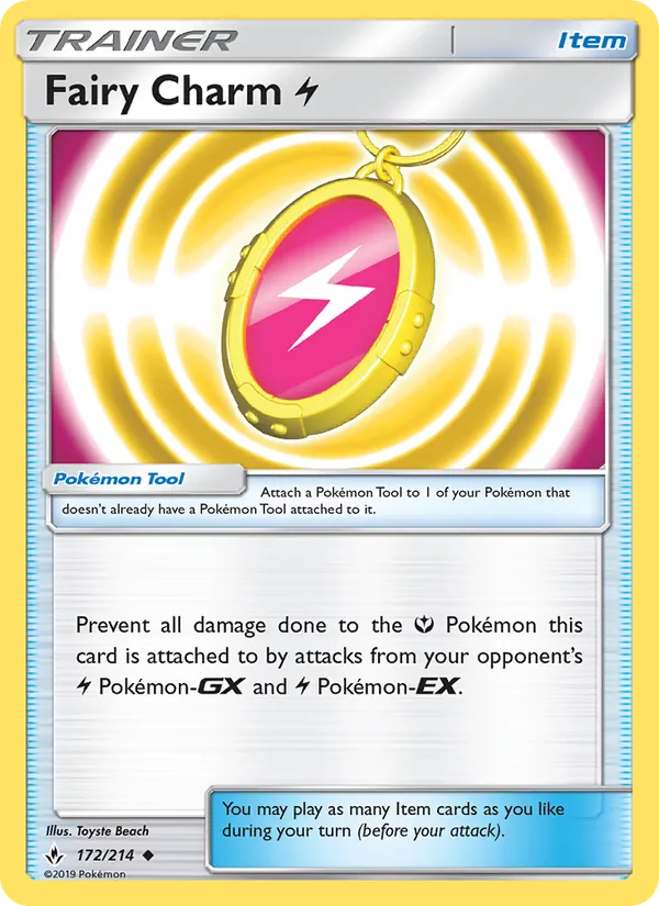 Fairy Charm Lightning — Unbroken Bonds #172 (Pokémon TCG card)