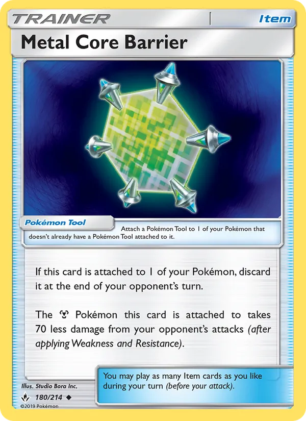 Metal Core Barrier — Unbroken Bonds #180 (Pokémon TCG card)