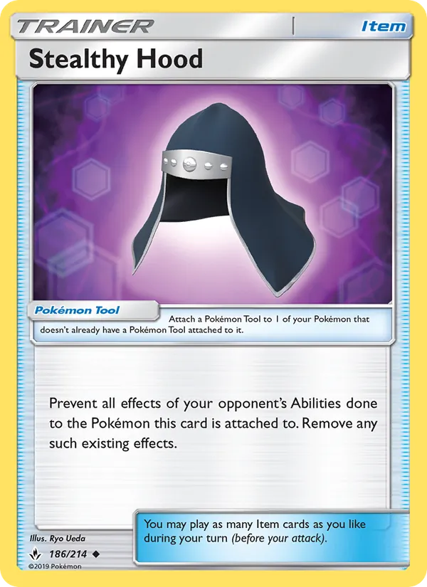 Stealthy Hood — Unbroken Bonds #186 (Pokémon TCG card)