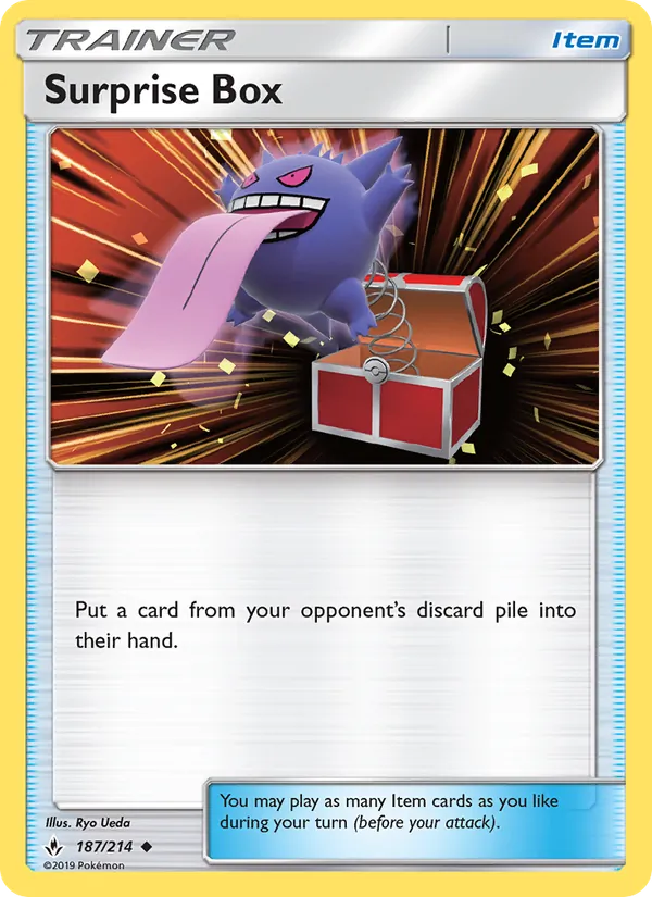 Surprise Box — Unbroken Bonds #187 (Pokémon TCG card)
