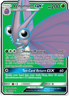 Venomoth GX (Unbroken Bonds #193)