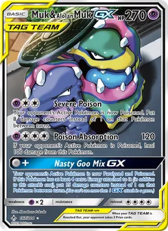 Muk & Alolan Muk GX (Unbroken Bonds #197)