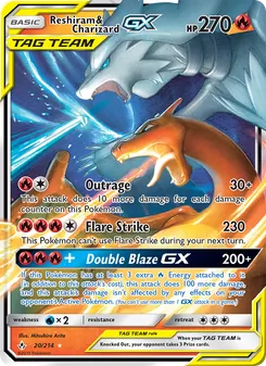 Reshiram & Charizard GX (Unbroken Bonds #20)