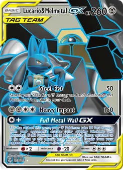 Lucario & Melmetal GX (Unbroken Bonds #203)