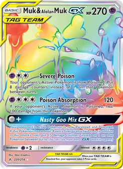 Muk & Alolan Muk GX (Unbroken Bonds #220)