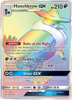 Honchkrow GX (Unbroken Bonds #223)