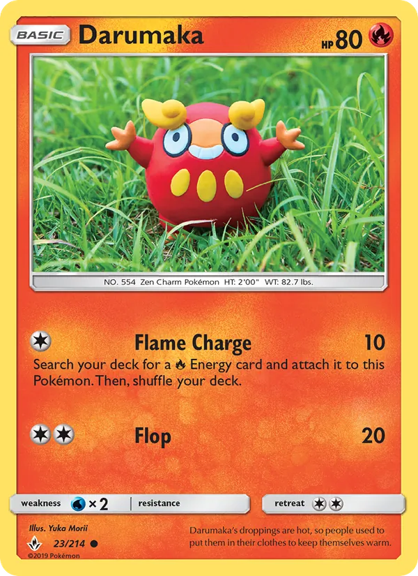 Darumaka — Unbroken Bonds #23 (Pokémon TCG card)