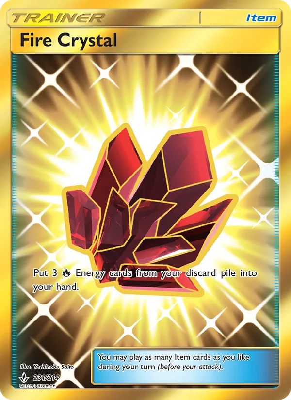 Fire Crystal — Unbroken Bonds #231 (Pokémon TCG card)
