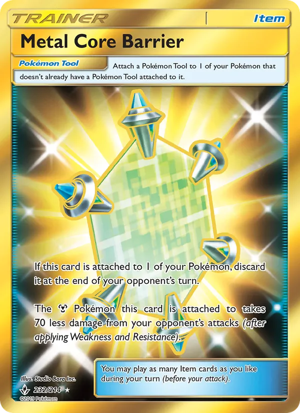 Metal Core Barrier — Unbroken Bonds #232 (Pokémon TCG card)