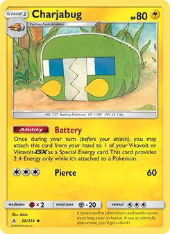 Charjabug (Unbroken Bonds #58)