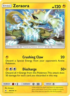 Zeraora (Unbroken Bonds #60)