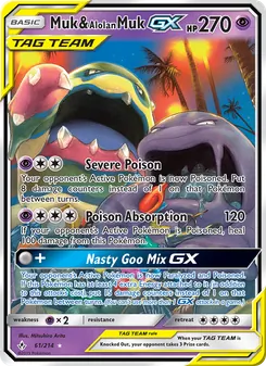 Muk & Alolan Muk GX (Unbroken Bonds #61)