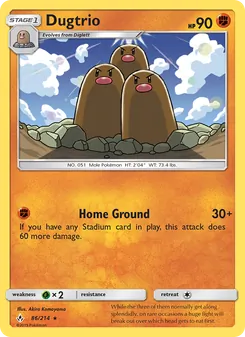 Dugtrio (Unbroken Bonds #86)