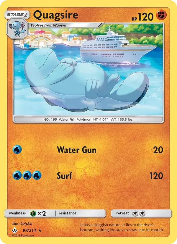 Quagsire — Unbroken Bonds #97 (Pokémon TCG card)