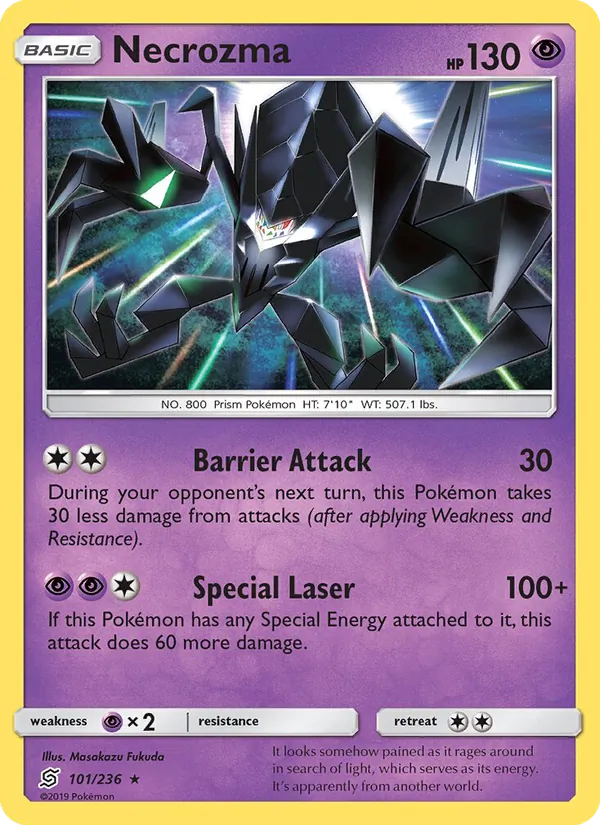 Necrozma — Unified Minds #101 (Pokémon TCG card)