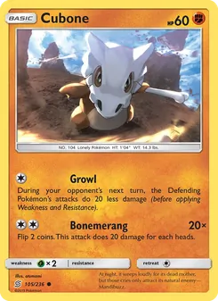 Cubone (Unified Minds #105)