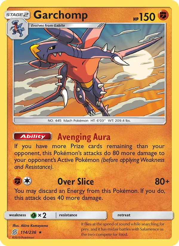 Garchomp — Unified Minds #114 (Pokémon TCG card)
