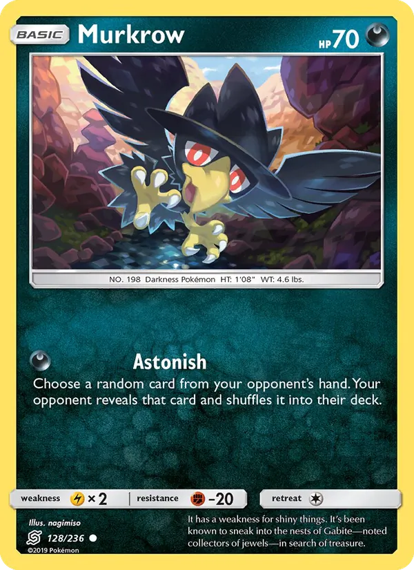 Murkrow — Unified Minds #128 (Pokémon TCG card)
