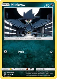 Murkrow (Unified Minds #129)