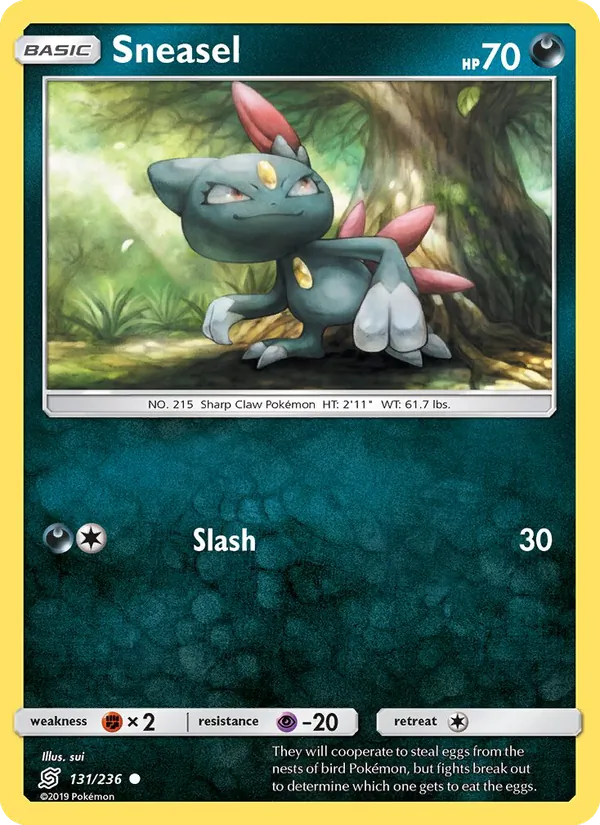 Sneasel — Unified Minds #131 (Pokémon TCG card)