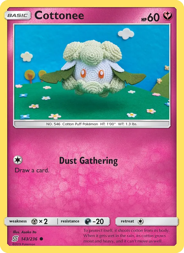 Cottonee — Unified Minds #143 (Pokémon TCG card)