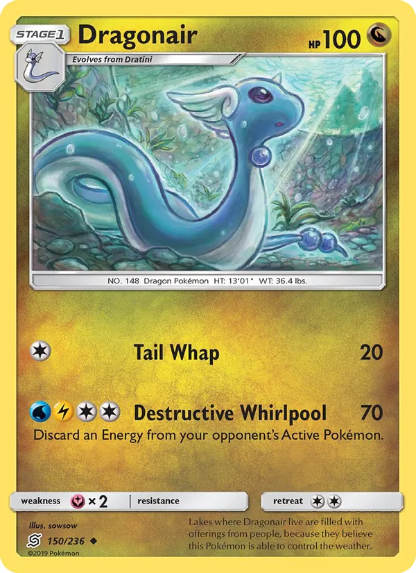 Dragonair — Unified Minds #150 (Pokémon TCG card)
