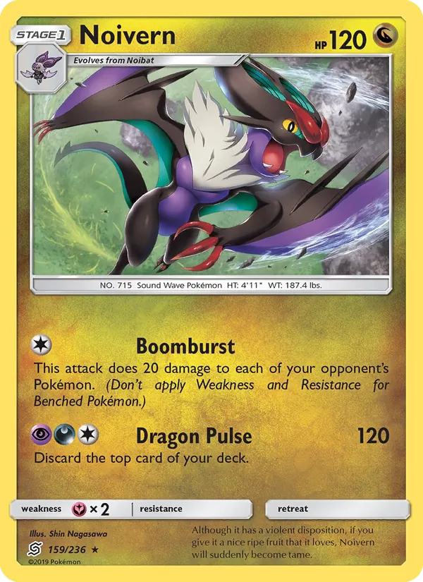 Noivern — Unified Minds #159 (Pokémon TCG card)