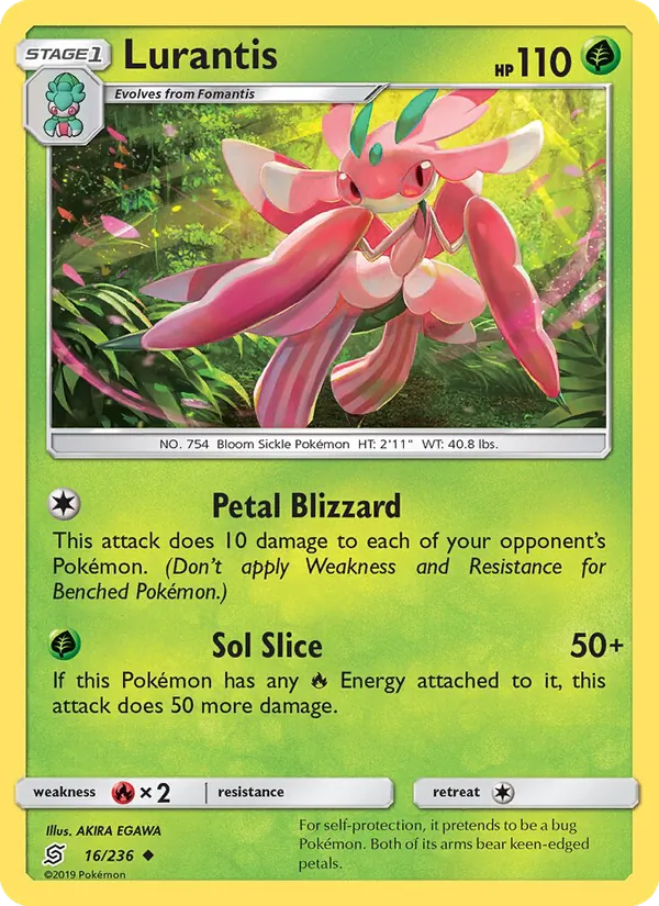 Lurantis — Unified Minds #16 (Pokémon TCG card)