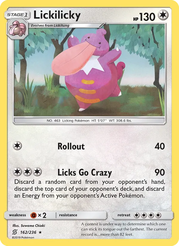 Lickilicky — Unified Minds #162 (Pokémon TCG card)