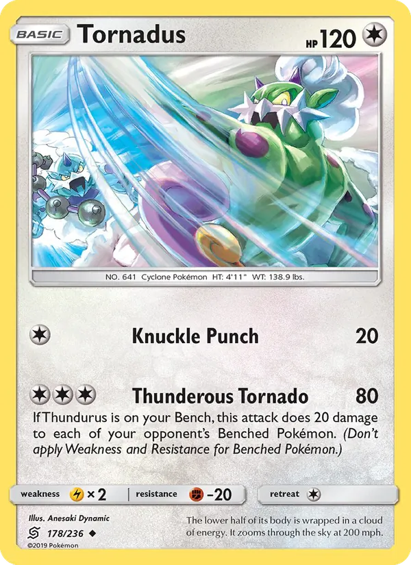 Tornadus — Unified Minds #178 (Pokémon TCG card)