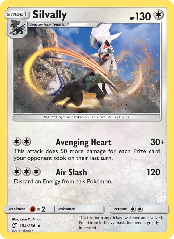 Silvally — Unified Minds #184 (Pokémon TCG card)