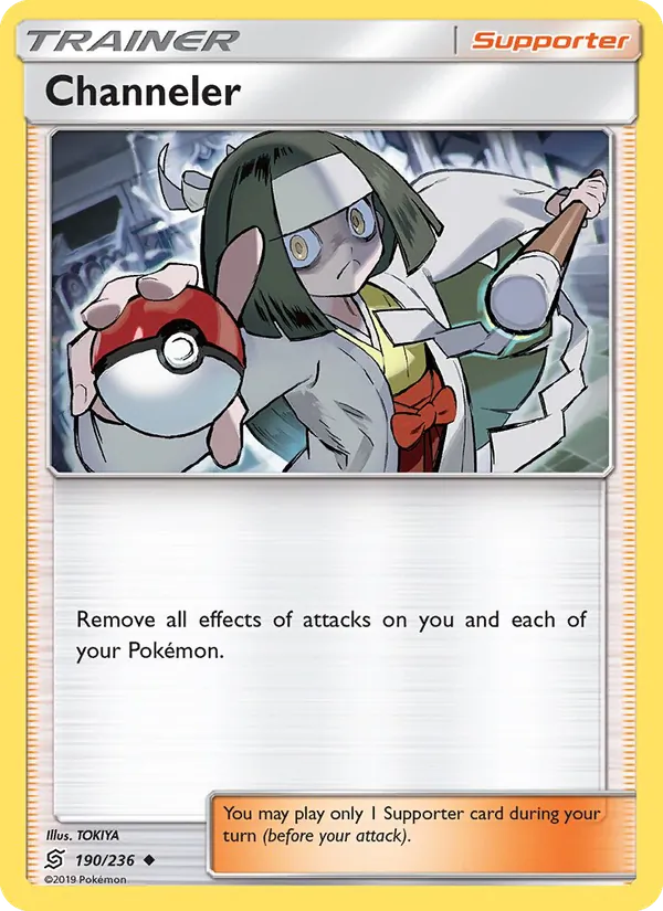 Channeler — Unified Minds #190 (Pokémon TCG card)