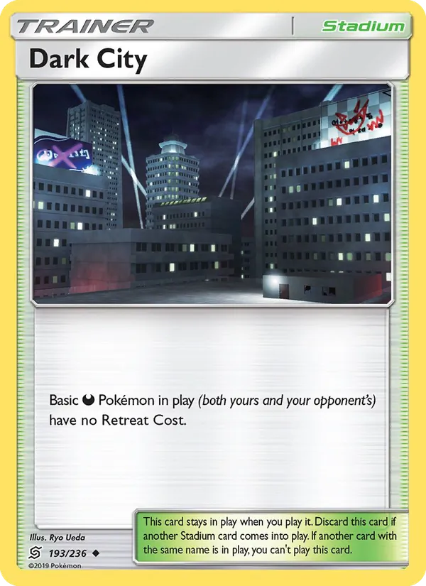 Dark City — Unified Minds #193 (Pokémon TCG card)