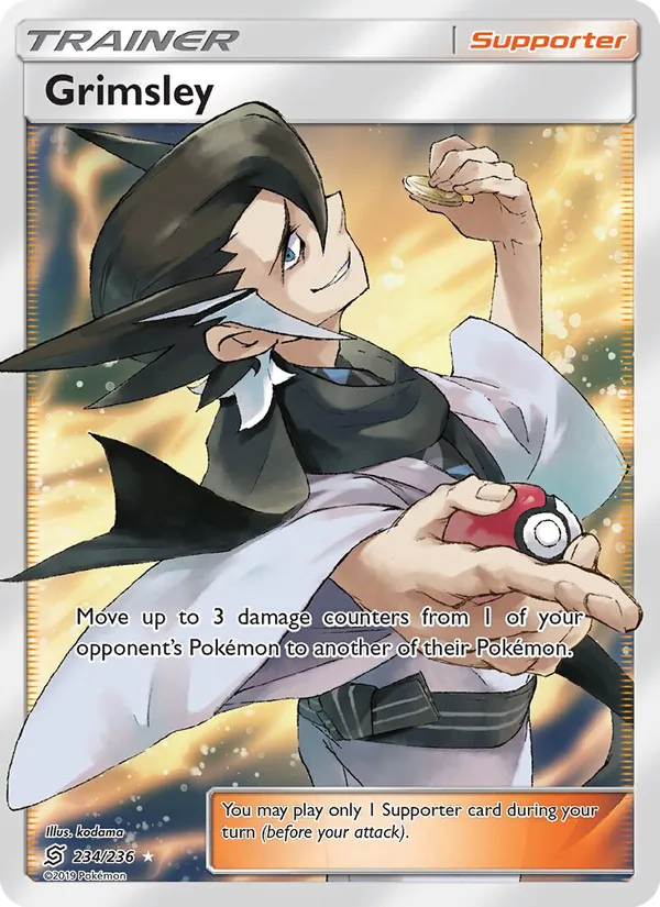 Grimsley — Unified Minds #234 (Pokémon TCG card)