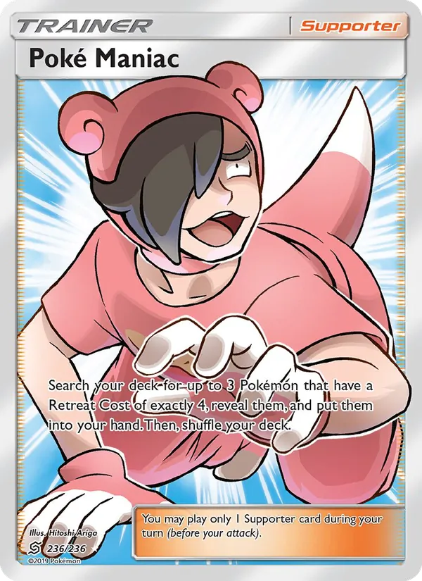 Poké Maniac — Unified Minds #236 (Pokémon TCG card)
