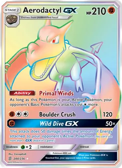 Aerodactyl GX (Unified Minds #244)