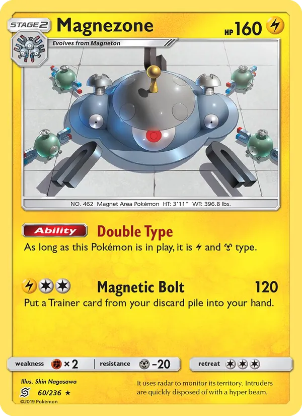 Magnezone — Unified Minds #60 (Pokémon TCG card)