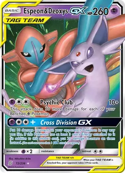 Espeon & Deoxys GX (Unified Minds #72)