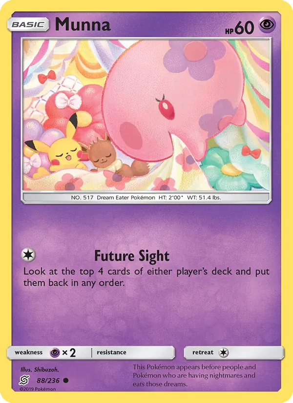 Munna — Unified Minds #88 (Pokémon TCG card)