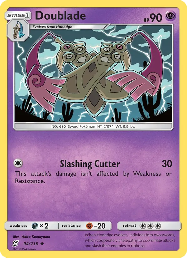 Doublade — Unified Minds #94 (Pokémon TCG card)