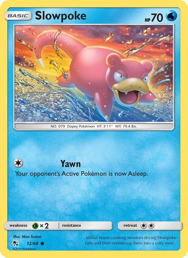 Slowpoke — Hidden Fates #12 (Pokémon TCG card)