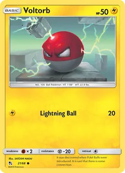 Voltorb (Hidden Fates #21)