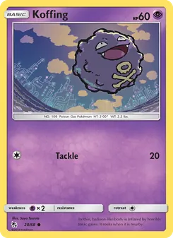 Koffing (Hidden Fates #28)